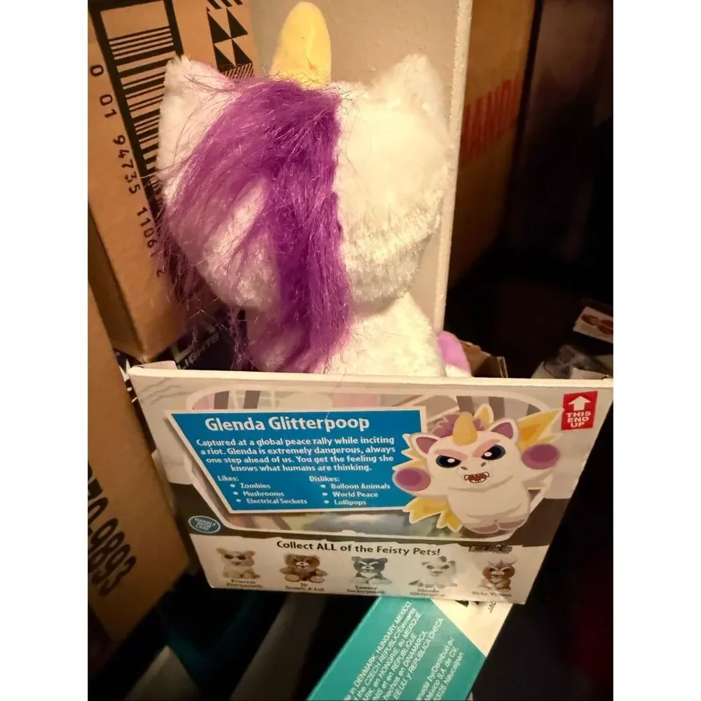 FeistyPets Glenda Glitterpoop Stuffed Animal Plush NIB